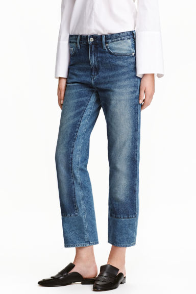Regular Low Cropped Jeans